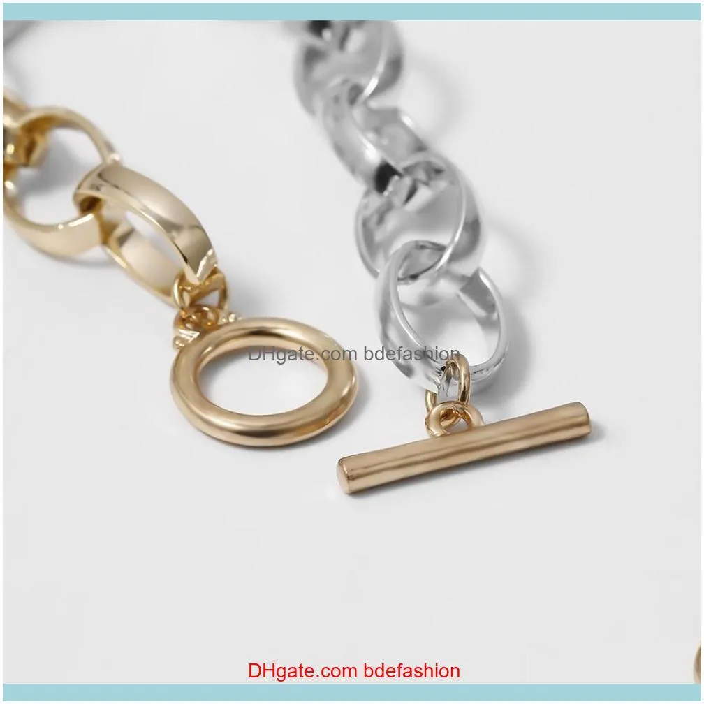 Women Bracelets Gold And Silver 2 Colors Connected Fashion Jewelry Business Clothing Accessories