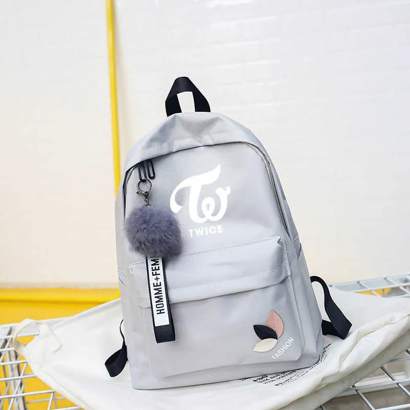 BackPack Got7 Backpacks Monsta X Wanna One Kpop K Pop Women Twice Backpack School Bag For Teenager K-pop Girl Sac A Dos L231125