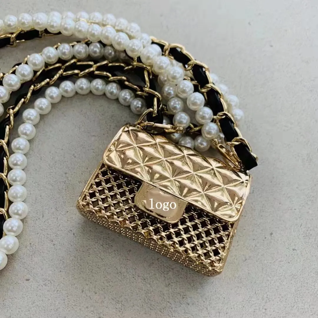 【suzen】Pearl Square Chain Bag DHgate.com:Pearl Chain Small Square Crossbody Bag | Metal
