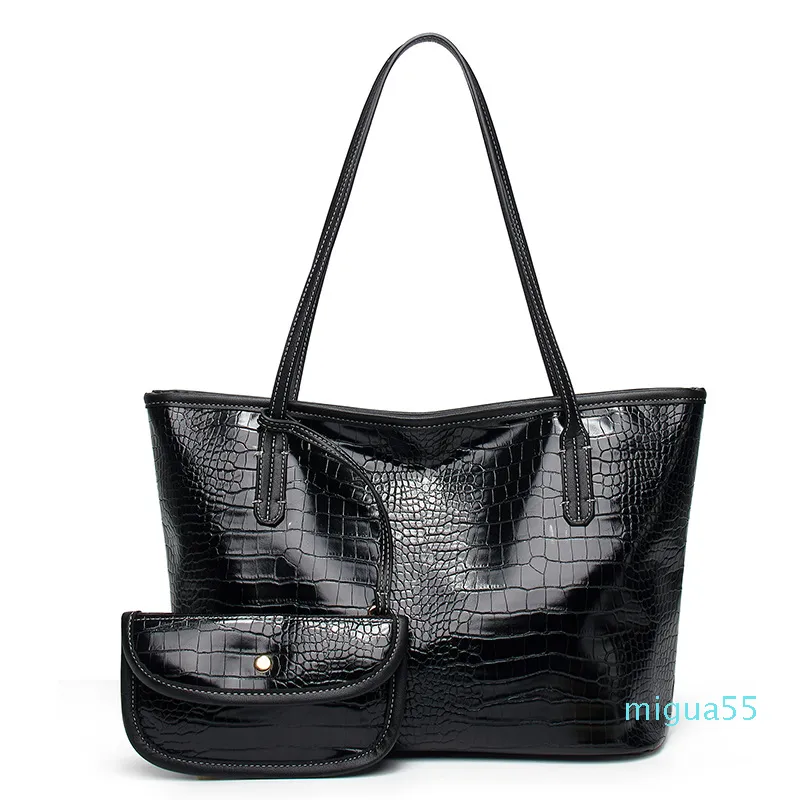 composite bag messenger bag handbag purse new Designer bag high quality fashion Crocodile pattern Two in one combo