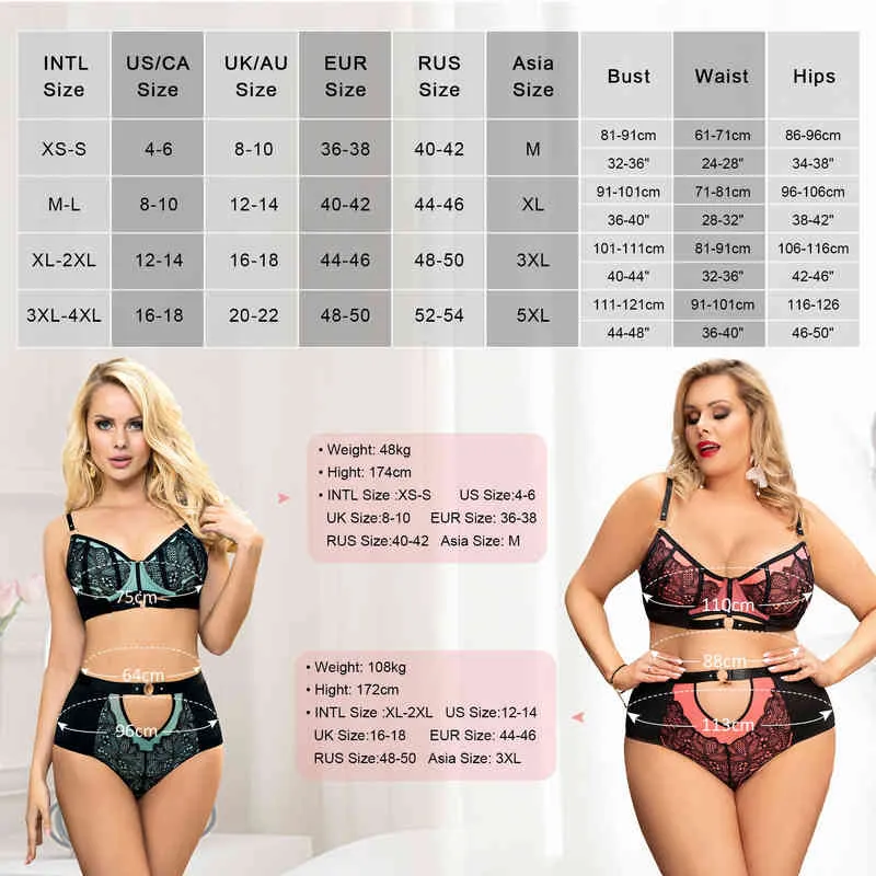 NXY Sexy Set Comeondear Ladies Sexy Lingerie Erotique Sets Large Size Lace  Splice Womens High Panties Set With Underwire Pink Blue Bra Set 1202 From  21,82 €