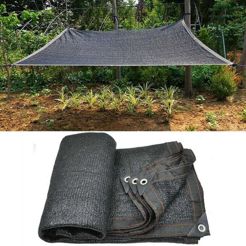 3pin 50% Schattierung Garten Sonnenschutznetz UV-Schutz Schwarz Sonnenschutznetze Sonnensegel Sukkulenten Pflanzen Abdeckung Sun Shelter X0707