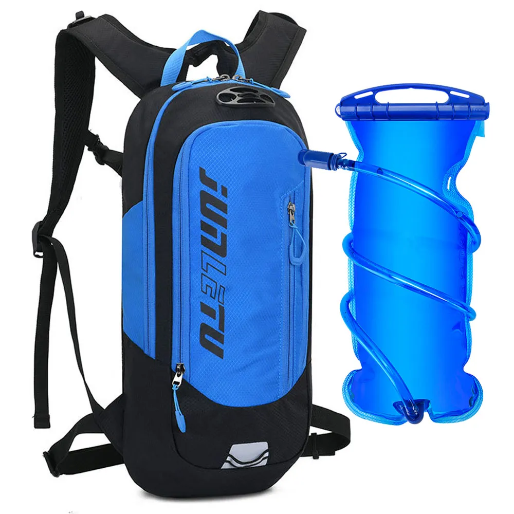 Zaino idratante traspirante impermeabile Borsa da ciclismo da 6 litri Zaino da bicicletta da equitazione per donna da uomo, trail running, borsa per casco