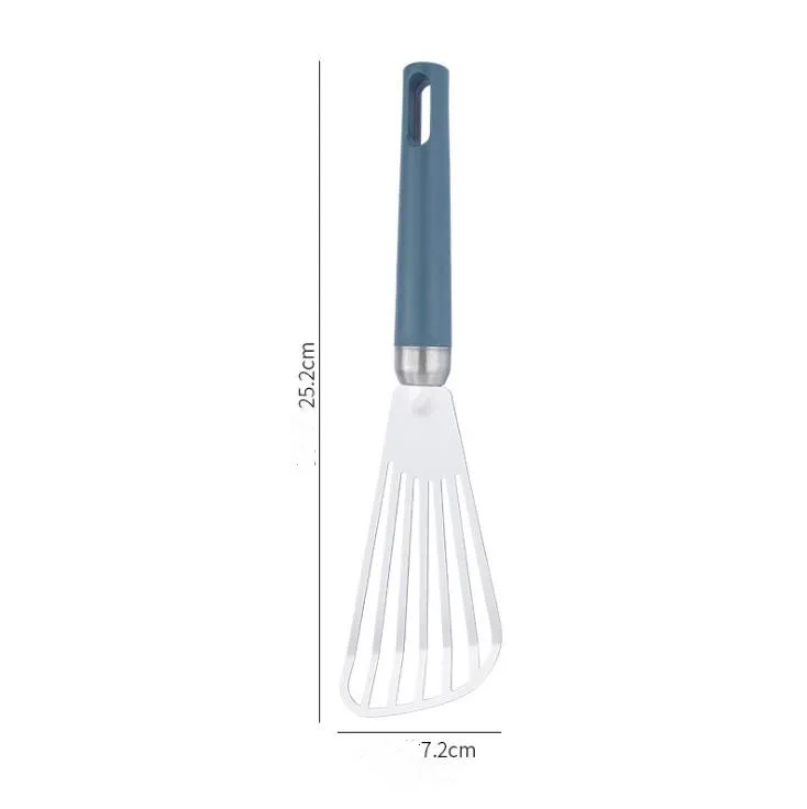 Spatula Stainless Steel Kitchen Tools Rust-proof Leaky Shovel Spatulas for Cooking Easy to Flips Fish Steak Grilled Practical Gift for Family Friends