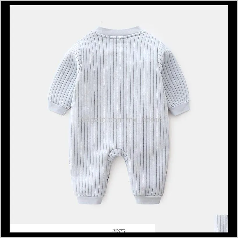 2021 new spring autumn 1st birthday newborn baby boy clothes girl pajamas overalls fggc