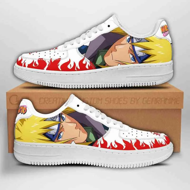 Diy Af Basketball Shoes Minato Sneakers Nt Anime Fan Gift