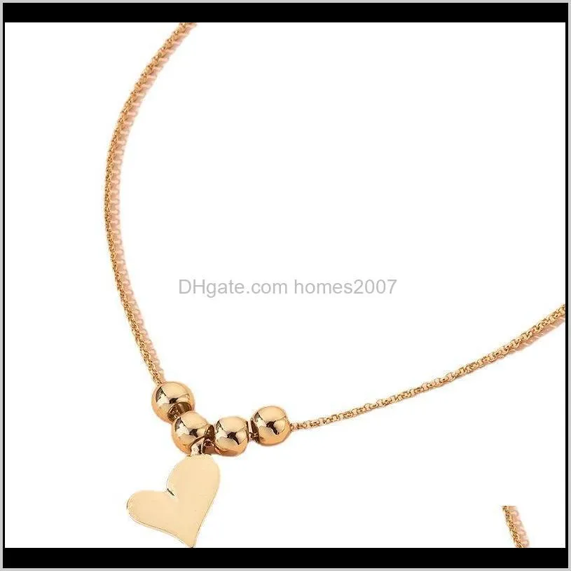 Chokers pingentes j￳ias2021 Ins Gold Chain Heart Crescent Moon Star Minimalismo