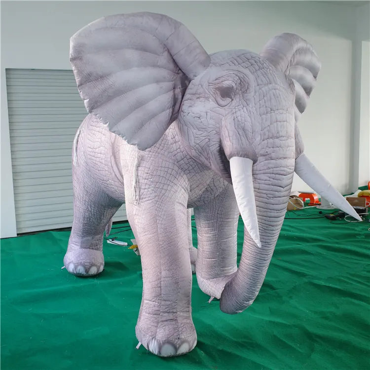 Elefante Gonfiabile Gonfiabile Illuminato Balloon Art Animale per la Decorazione della Pubblicità