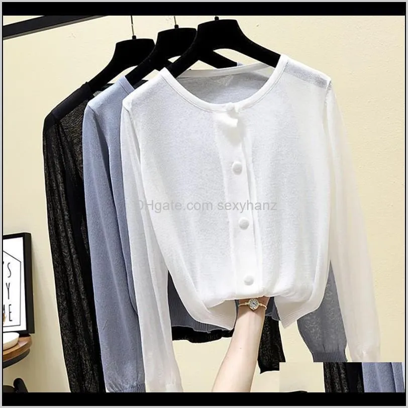 casual loose sweater with buttons knitted cardigan coat long v-neck white sueter mujer elegant outwear coat1