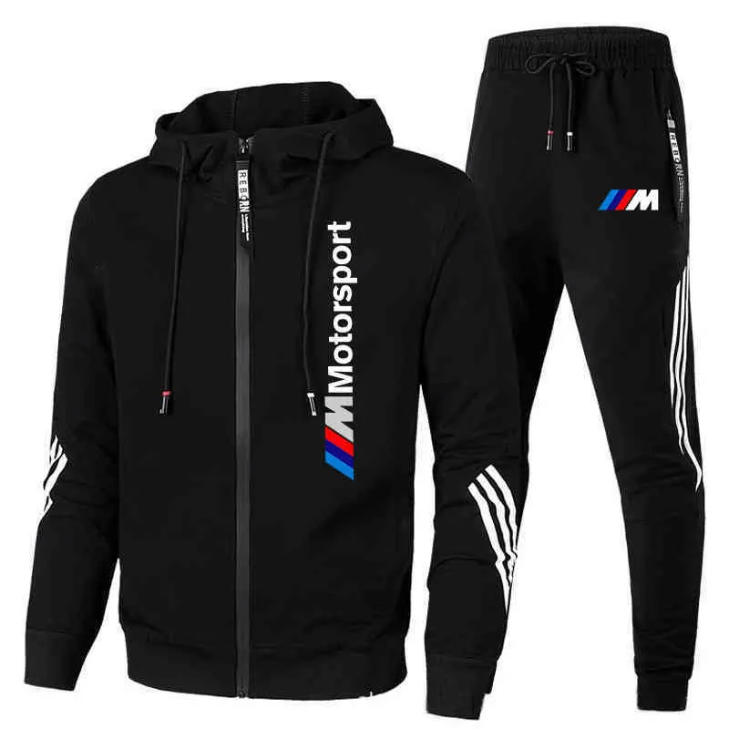 2021 Bmw M Sport Primavera Autunno Moda Zipper Felpa Con Cappuccio