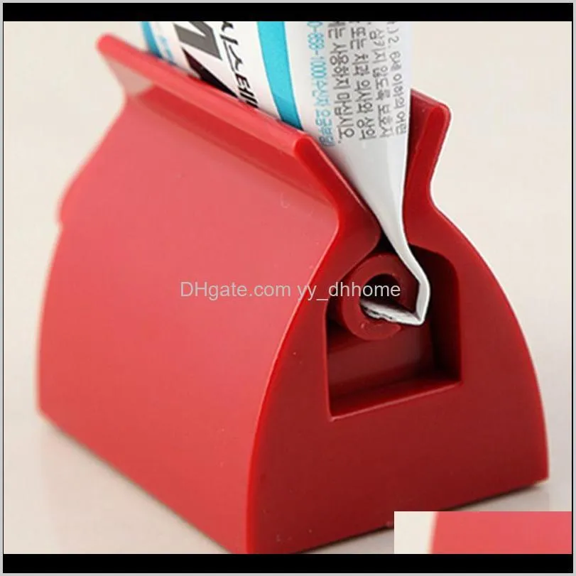 rolling tube toothpaste squeezer toothpaste easy dispenser seat holder high quality stand bathroom accessories tool 1pc