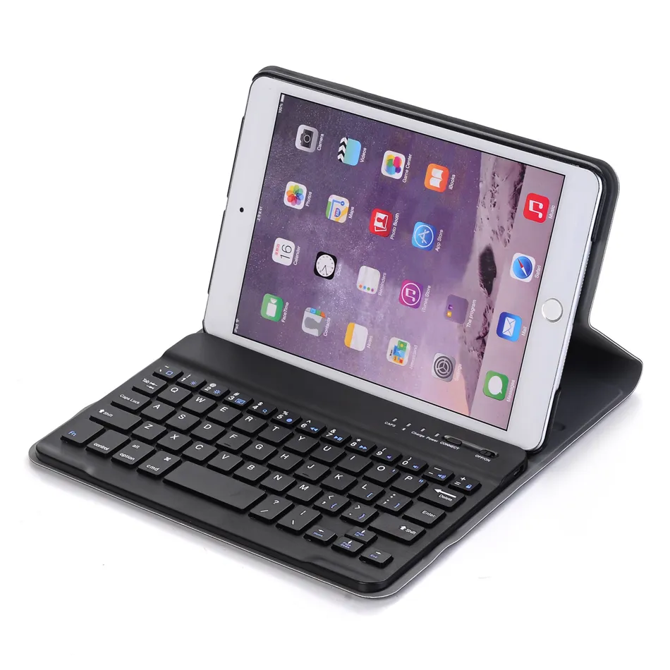 Bluetooth-tangentbord Läderfodral med pennhållare för iPad 10,2 tum 7:e 8:e 9:e generationen A2197 iPad pro 10,5 Smart Cover