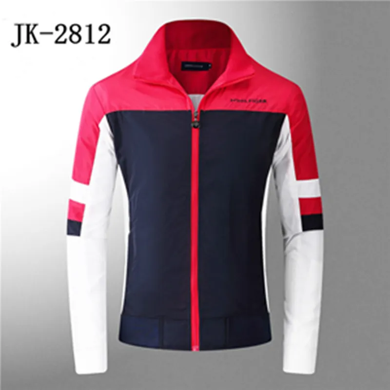 2021 Kurtka sportowa Kurtki męskie Męskie Kurtki Hip Hop Street Moda Luksusowy Zipper Z Długim Rękawem Para Sportowa Causal Bluza Płaszcze M-2XL