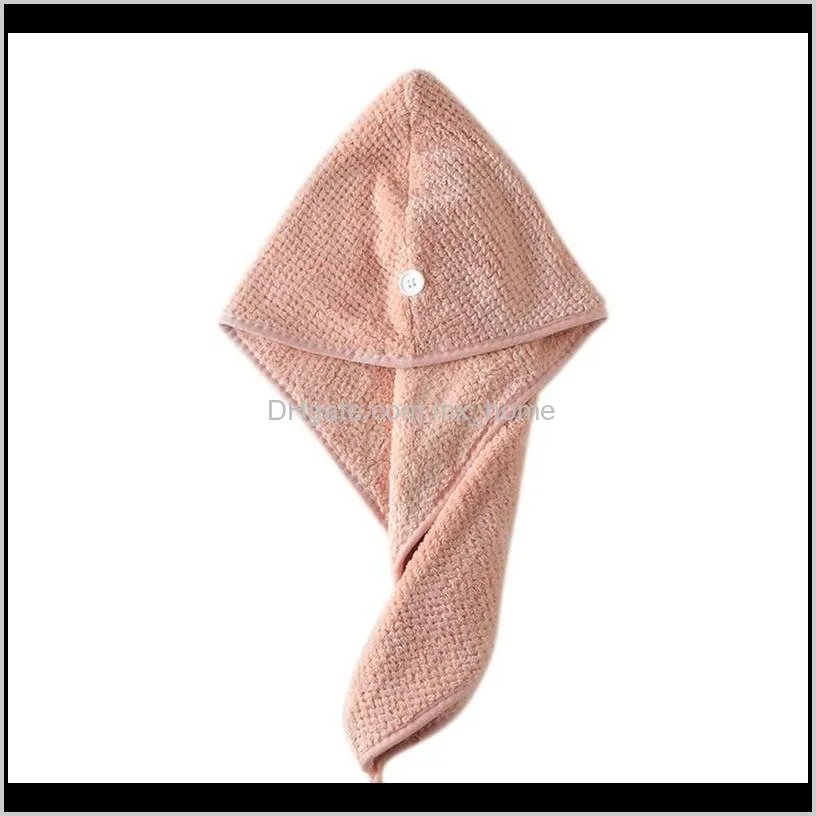 high-quality magic microfiber hair quick drying absorb moisture dryer towel bath shower wrap hat cap caps