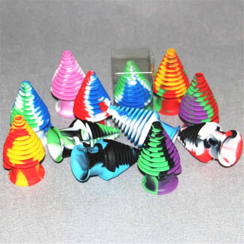 Tower Shape Smoking Pipe Silicone Mouthpieces Cover Drip Silicone Mouth