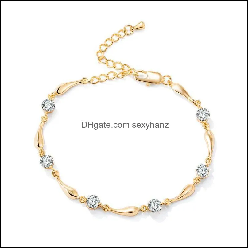 Anklets Listing Product Concise Drip The Shape Of Stone Anklet European For Women Wholesale Factory Fashion