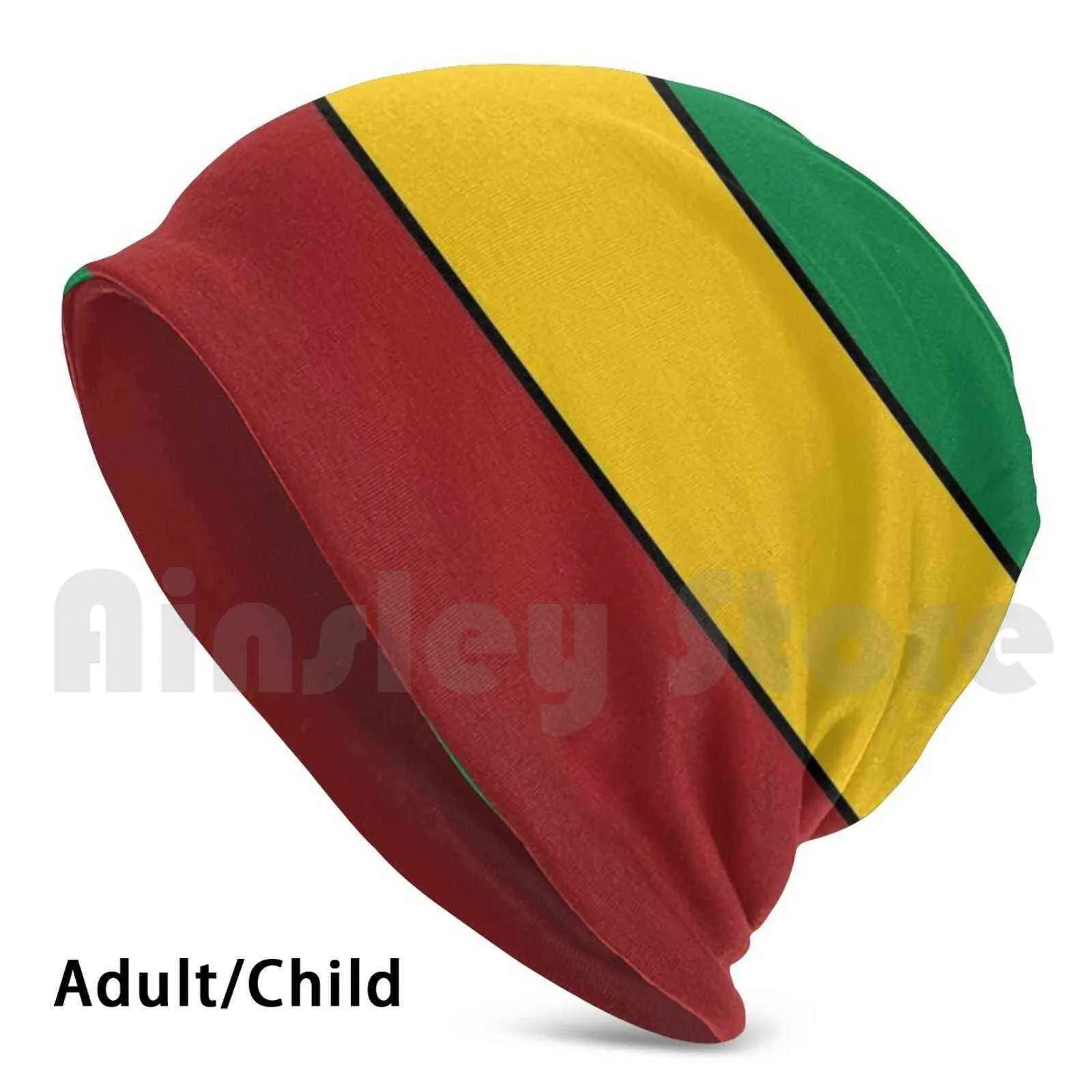 Rasta Stripes Fauries Pullover Cap Bekväma Rasta Stripes Rasta Jah Lion Tuff Lion Order Reggae Etiopien Y21111