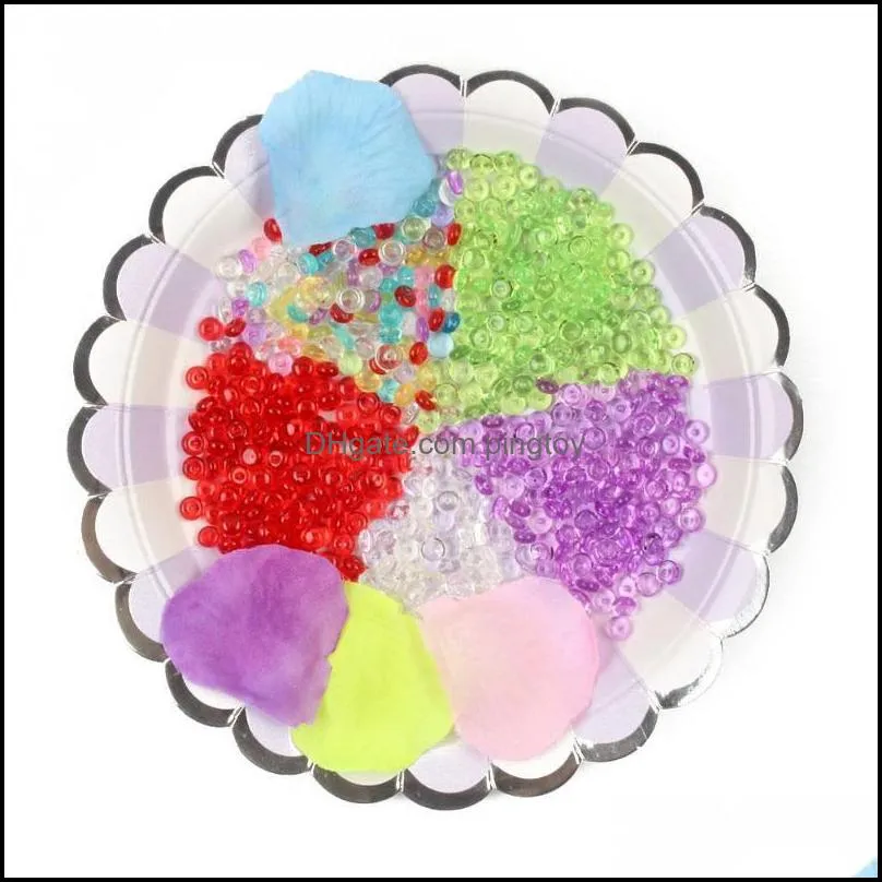 Kids Colorful Slime Beads Balls Small Tiny Beads for Arts Party Craft Fish Tank Decor Children DIY Accessories Novelty Toys