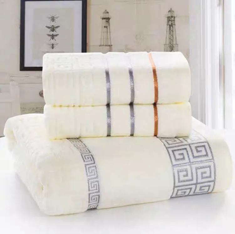 High quality 3pcs/set cotton bath towel set jogo de toalhas de banho 1pc bath towel brand 2pcs face towels