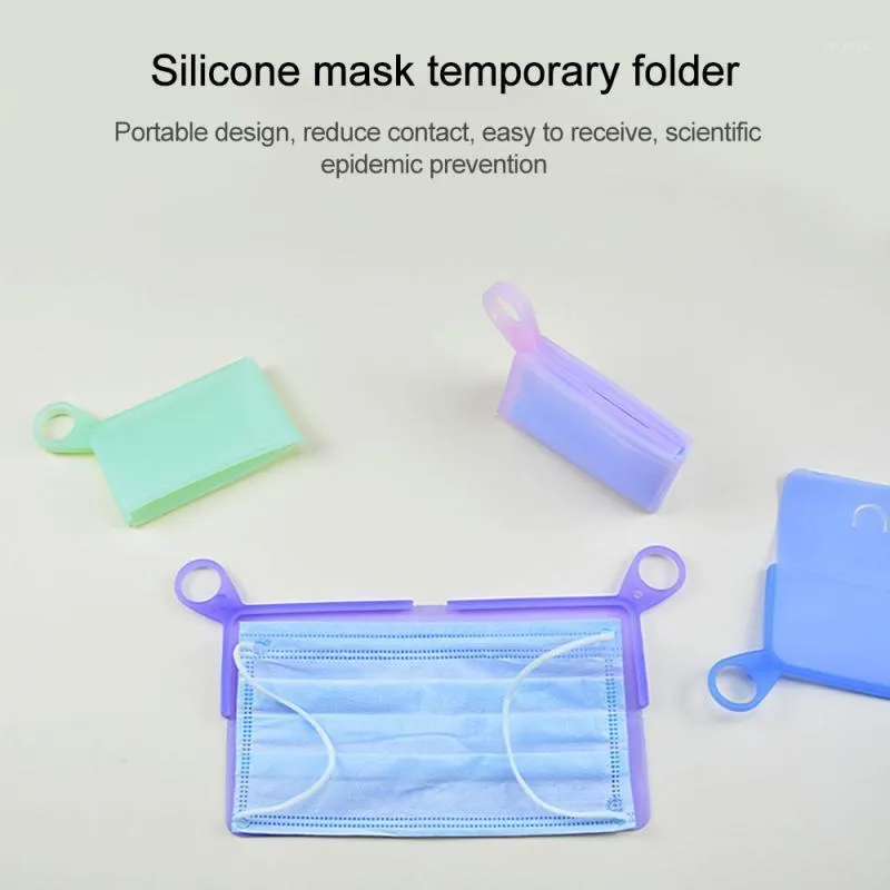 Sacos de Armazenamento Caso de máscara descartável Suporte portátil Salvar caixa de recipiente de rosto