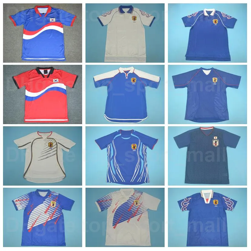 1994 1996 1998 1999 Voetbal Japan Retro Jerseys Vintage NAKATA NAKAYAMA KAZU NANAMI ATOM JITO TSUBASA NAKATA NAKAMURA INAMOTO Voetbalshirt Kits Nationaal team Heren