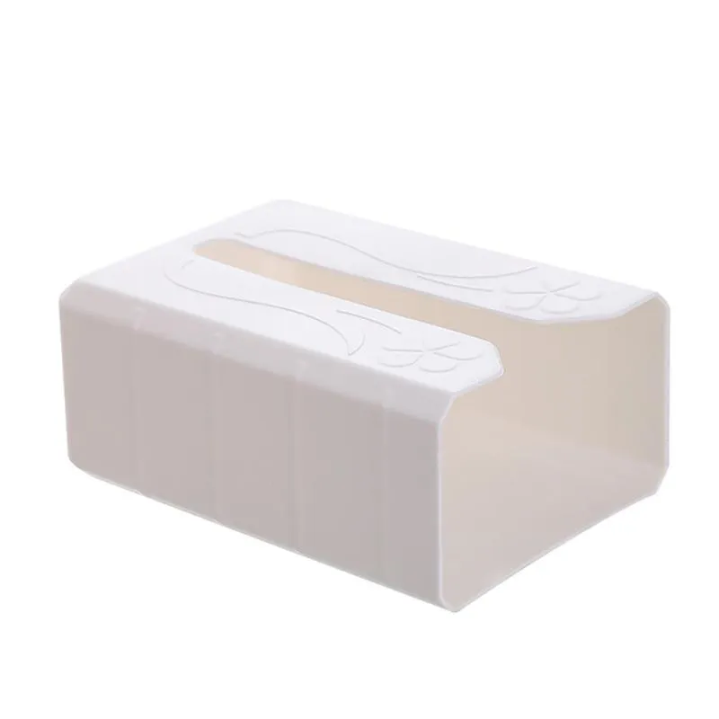 Tissue Boxes & Napkins Removable Case Toilet Paper Storage Box Wall-Mounted Towel Holder Home Bathroom