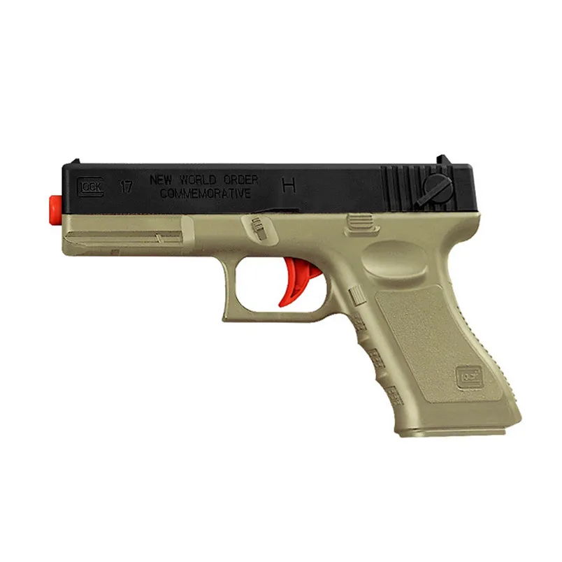 brinquedo arminha glock lança bolinha de gel premium - Escorrega o