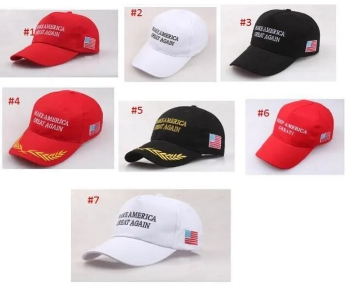 Berretti da baseball Ricamo Rendi l'America di nuovo grande Cappello Cappelli Donald Trump Cappello da sole MAGA