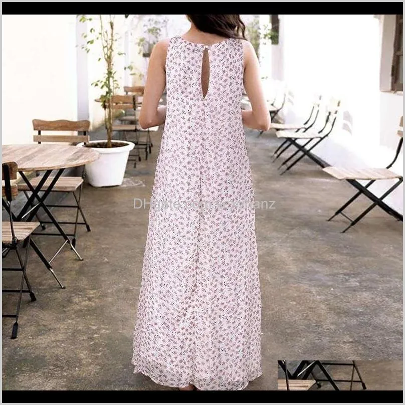 zanzea summer sleeveless dress bohemian women sundress casual loose floral print long maxi vestidos female holiday beach robe