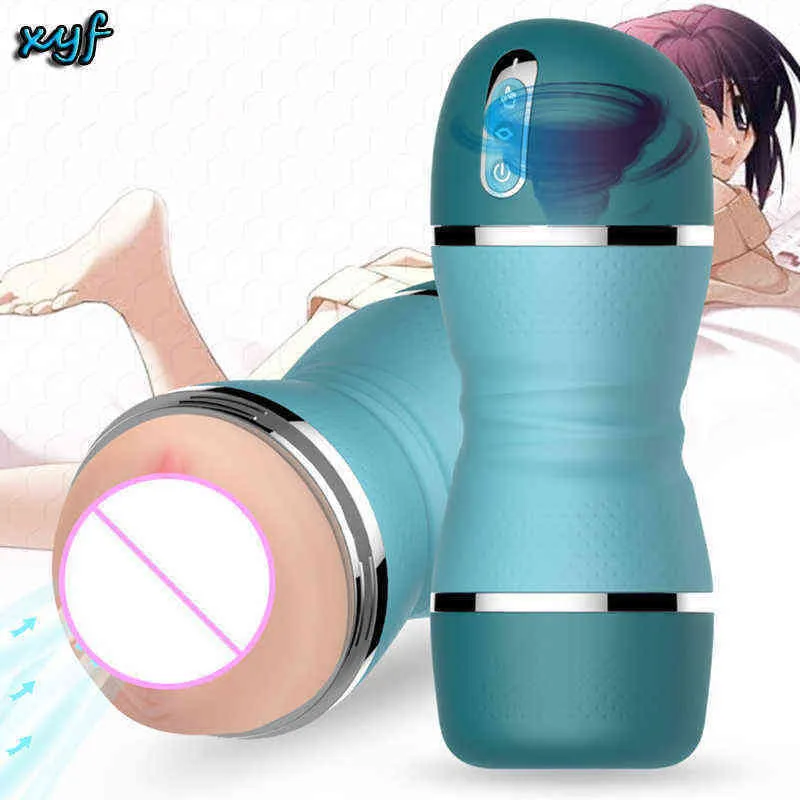 XYF Dorosły ssący mężczyzna Masturbacja Vibration Absorber Flet Toy Sex Machine 0114