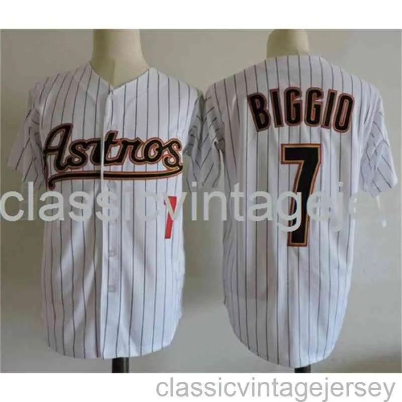 Broderie Biggio, célèbre maillot américain cousu hommes femmes jeunesse maillot de baseball taille XS-6XL