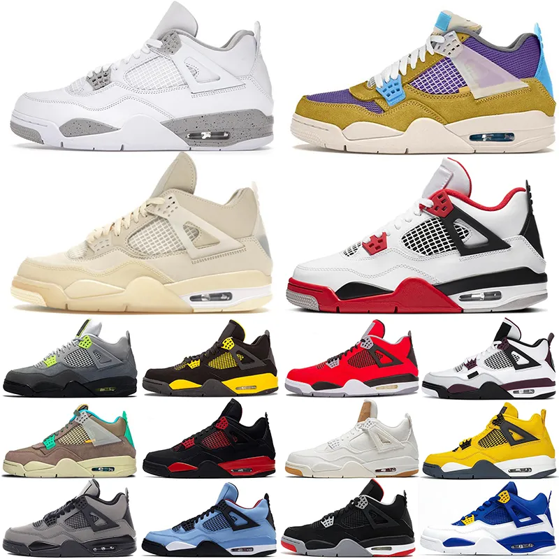 جامعة الأزرق باريس Jumpman Mens Basketball Shoes Bred Se Neon Black Cat Fire Red Pine Green Starfish Mushroom White Cement Sweathers Sneakers