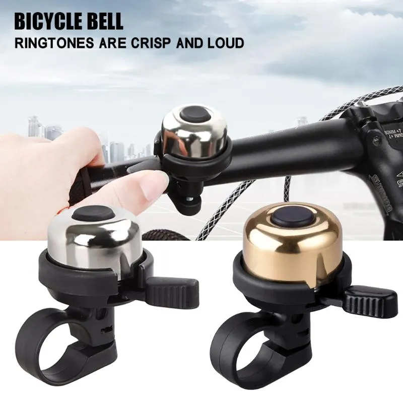 Bike Horns Safety Cycling Bicycle Handlebar Metal Ring Bell Horn Sound Alarm MTB Accessory Outdoor Protective Rings