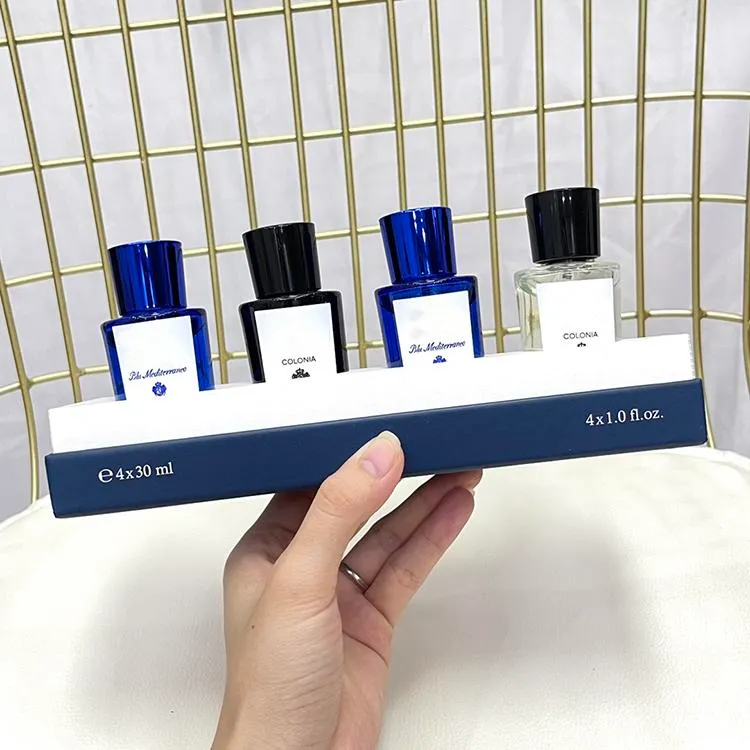Parfums Geuren Neutrale Perfuem Set 30ml * 4 Piesces Cologne EDC EDT Counter Edition Sprays Pak Snelle Gratis levering