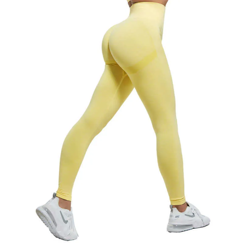 NORMOV Sexy Women Leggings Bubble Butt Push Up Fitness Legging High Waist  Slim Leggins Mujer Seamless Workout Leggins Woman 210914 From 9,37 €