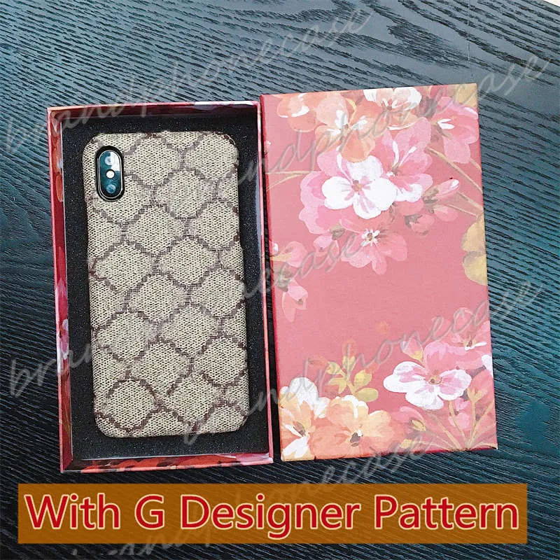Luxurys Designersgleer Telefoon Gevallen voor iPhone 12 13Pro 13Pro Max XS XR X 8 7 Plus Samsung S20 FE S21 Note20 Fashion Print Back Cover Case