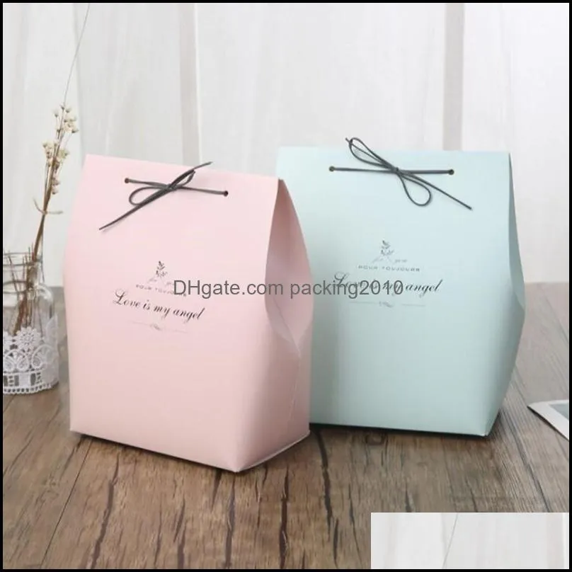 Gift Wrap Paper Box 10pcs 18x11x24.5cm Big Solid Color Wedding Candy Fashion Custom Carton Quality Custom1