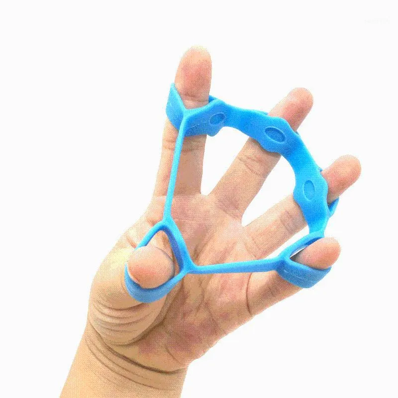 Resistance Bands Finger Gripper Silicone Hand Band Grip Wrist Stretcher Expander Strength Trainer Exercise