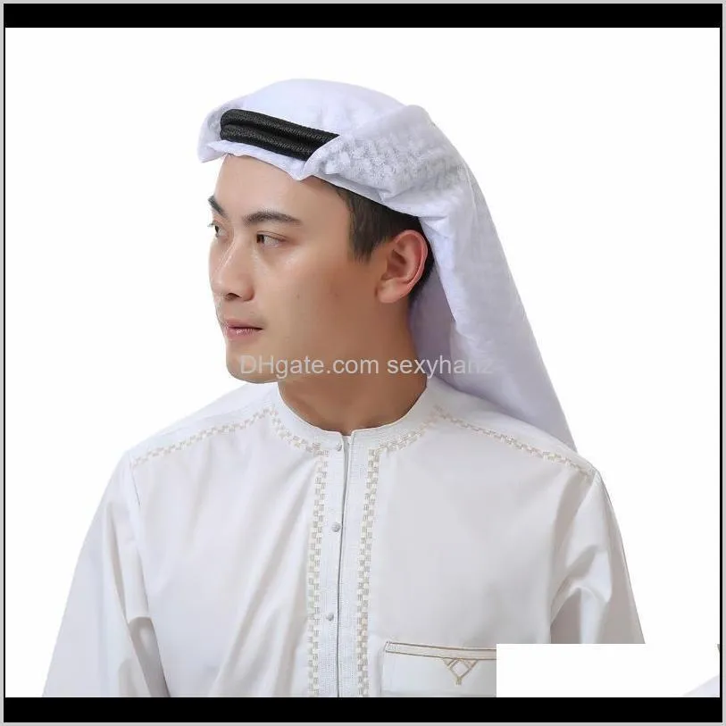 fashion muslim shemagh   agal men islam arabic hijab islamic scarf muslim arab keffiyeh arabic head cover sets a51608