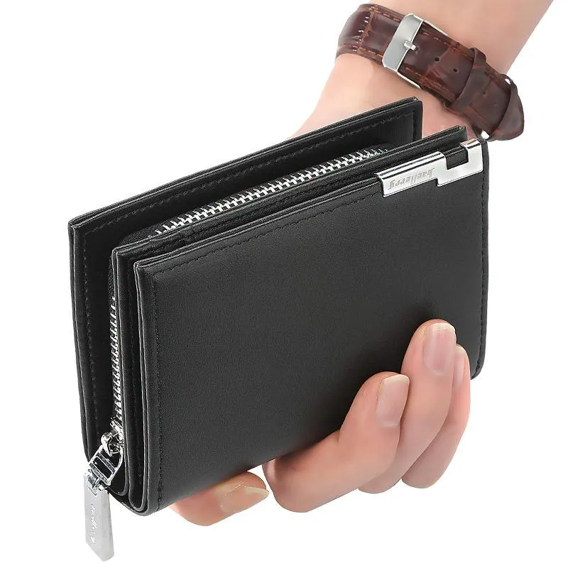 Cartera Hombre Carteira Masculina Couro Billeteras Para Coin Purses Portafoglio Wallet Men Monederos Portefeuille Homme Card Wallets