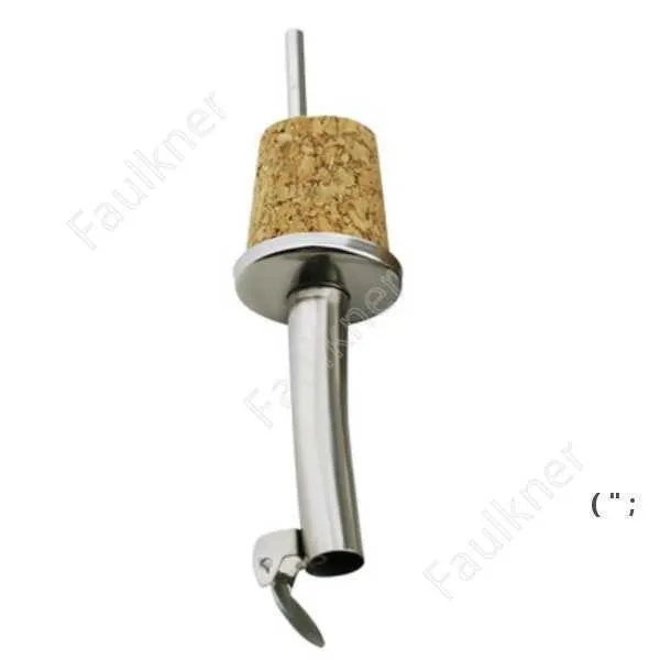 Keuken Gereedschap Houten Cork Rode Wijn Gieter Oil Champagne Bierfles Stopper Plug Wine-Tasting Tool Pourers Bruiloft Feestartikelen DAF238