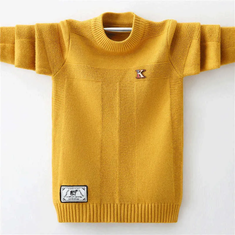 Maglione per bambini AUTUNNO Inverno Nuovo abbigliamento in cotone Maglione di copertura ragazzi adolescenti Maglione Abbigliamento per bambini 10 12 14 anni Y1024