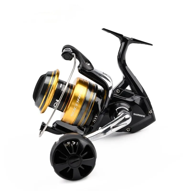 Baitcasting Reels SHIMANO SOCORRO Saltwater Trolling Spinning Fishing Reel SW 5000 6000 8000 10000 10-12 (KG) Drag HAGANE X-SHIP