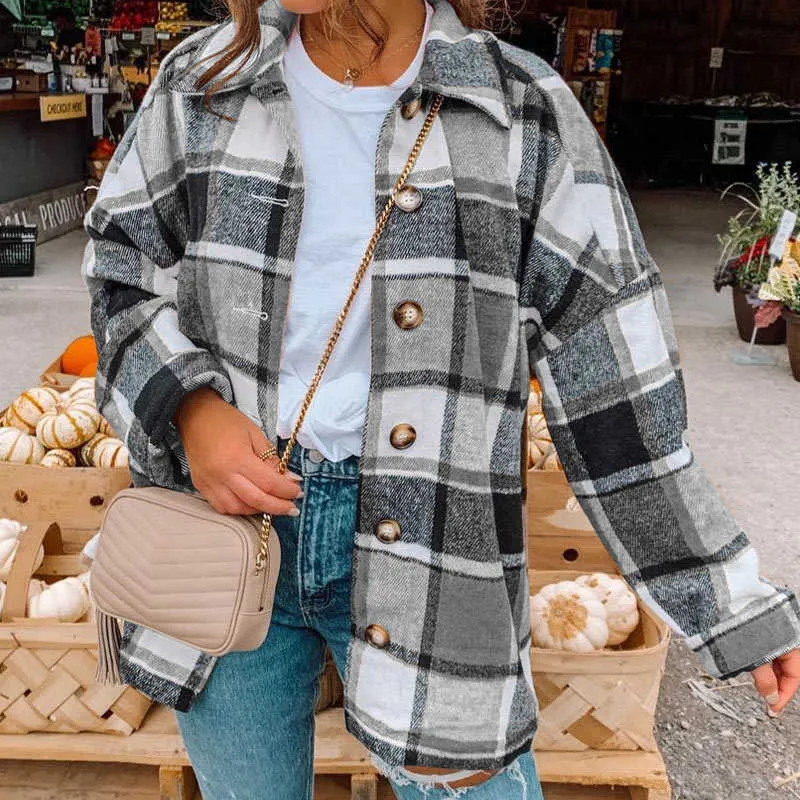 Plaid clearance ladies jacket