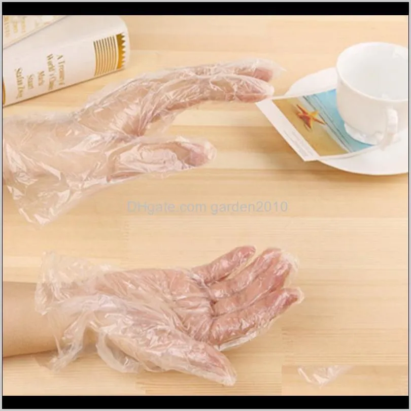 100pcs disposable gloves restaurant barbecue environmental gloves fruit and vegetable1