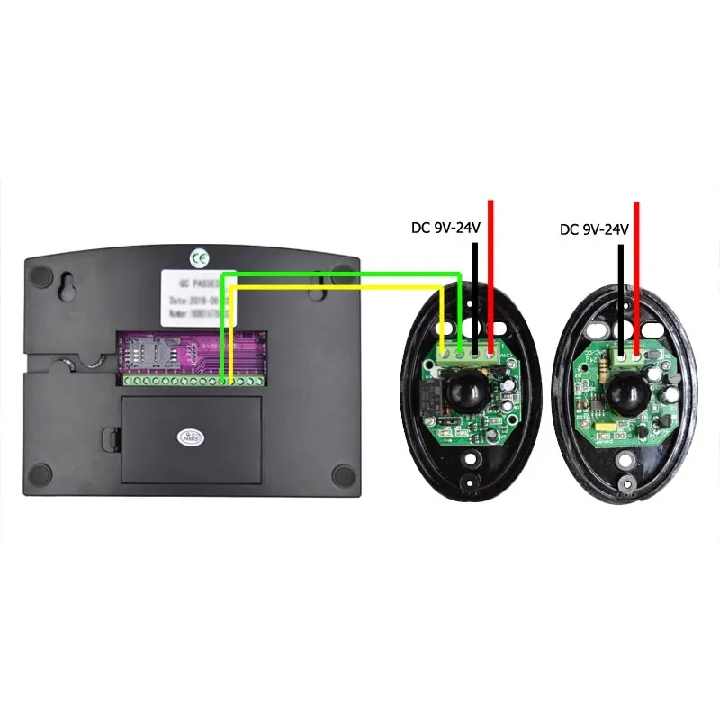 Wired wireless beam detector 2