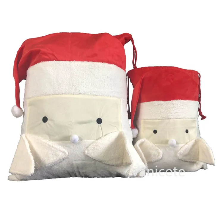 サンタクロースギフトバッグお祝いクリスマスバッグ子供リンゴキャンディバッグクリスマスデコレーションBagzc397
