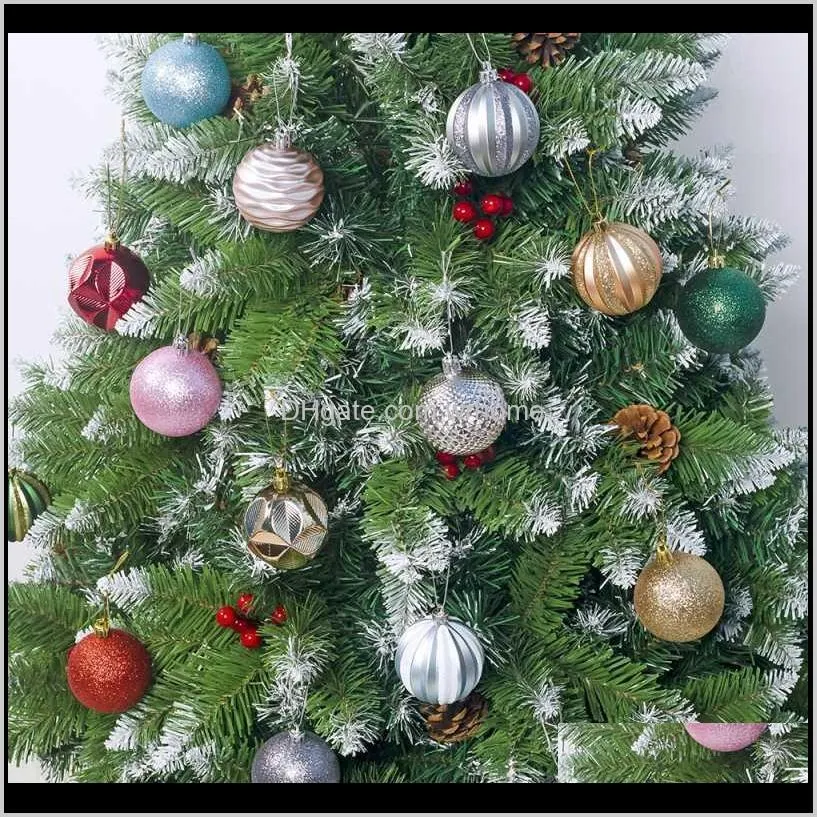 12pcs/lot 55mm xmas home decorations gift drop pendant christmas tree decorative ball party hanging ornament bauble1