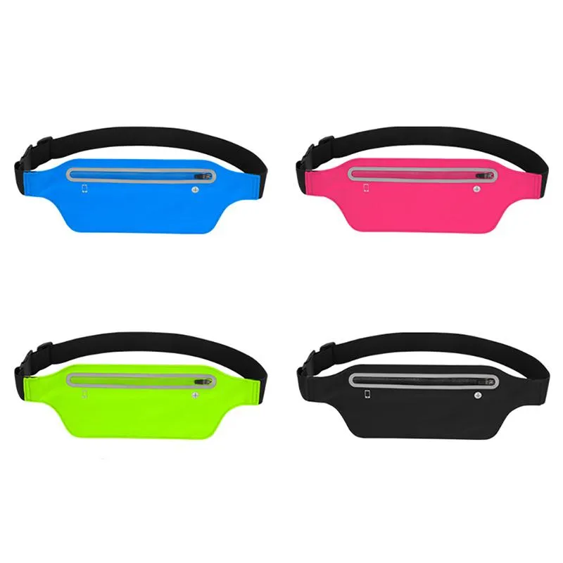 Outdoor Bags 4-6 Inch Sports Waterproof Mobile Phone Bag Men Women Cycling Running Fitness Jogging Belt Waist Invisible