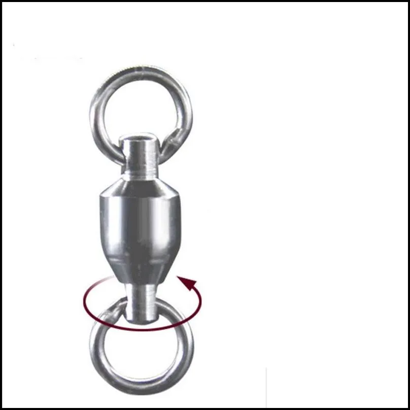 Single Melt Ring Swivel High Speed Fishing Ball Bearing Metal Stainless Steel Fishings Tackle New Arrival 0 95jy UU